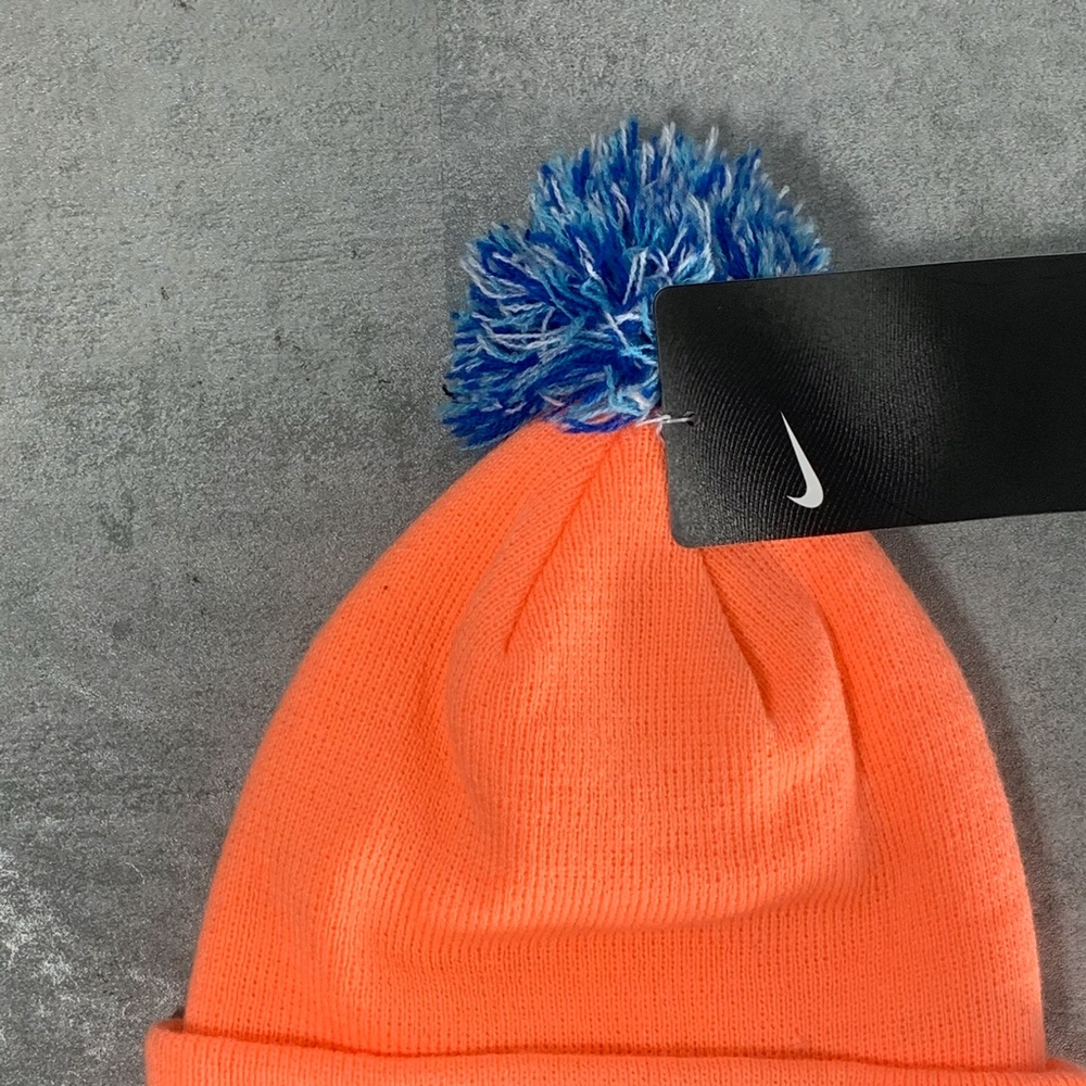 Nike Orange Peach Little Girls Knit Embroidered Lo - Picture 4 of 7